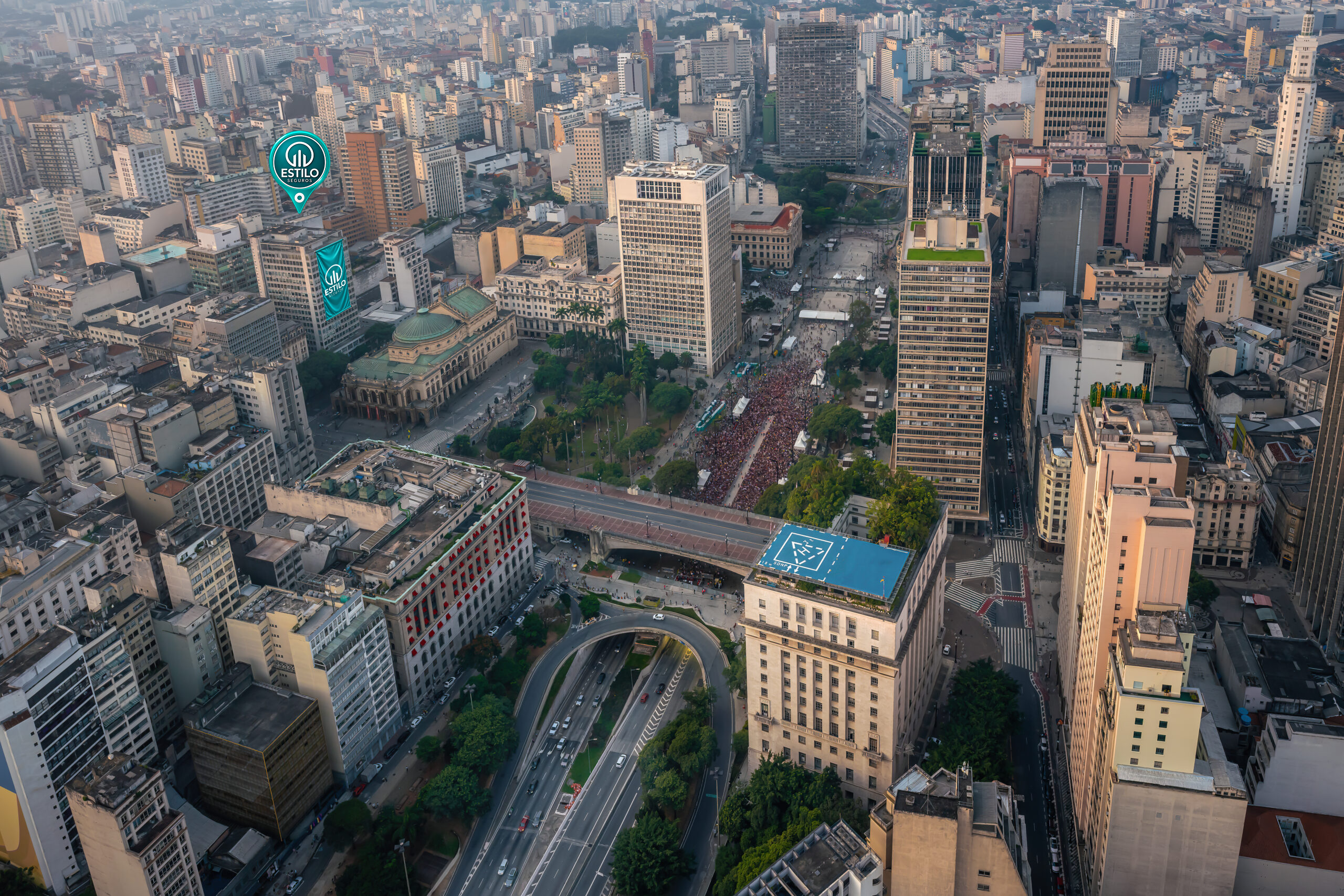 Localização da Estilo Seguros no centro de São Paulo